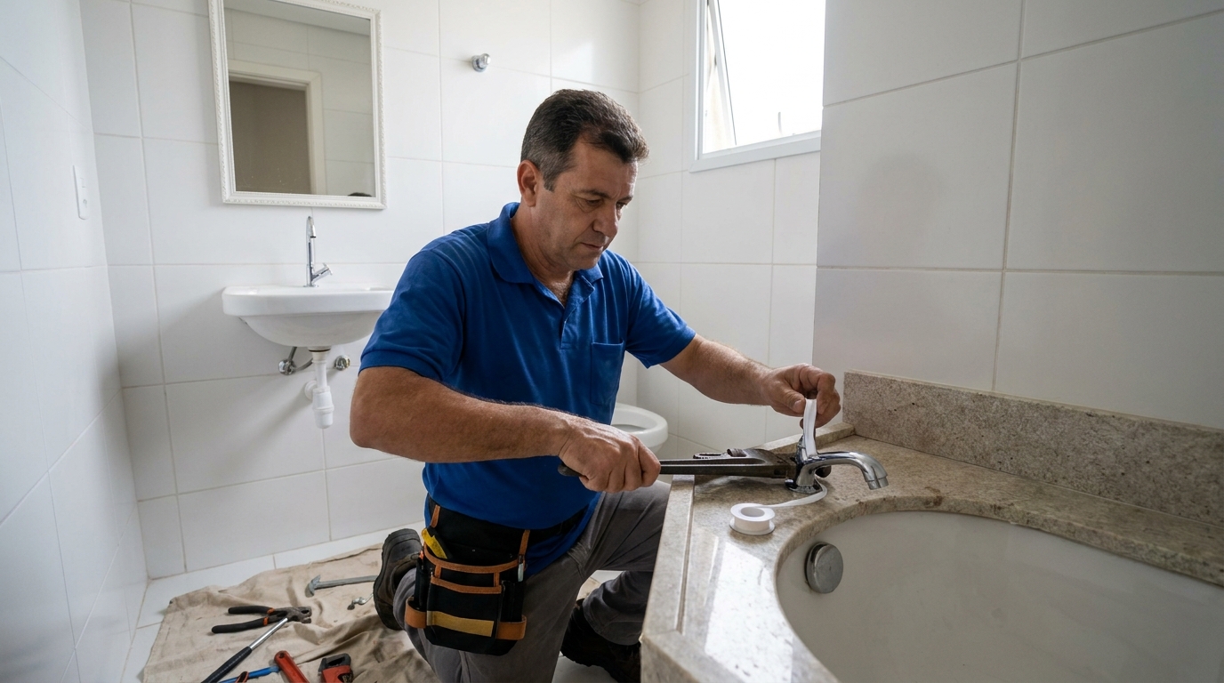 Instalação de torneira de cozinha em Porto Seguro‑BA